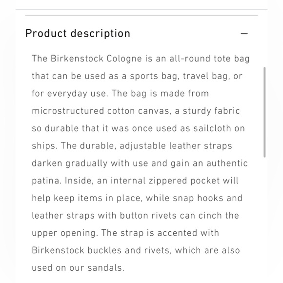 Birkenstock Cologne Tote Bag Olive Green NWT - Picture 7 of 10